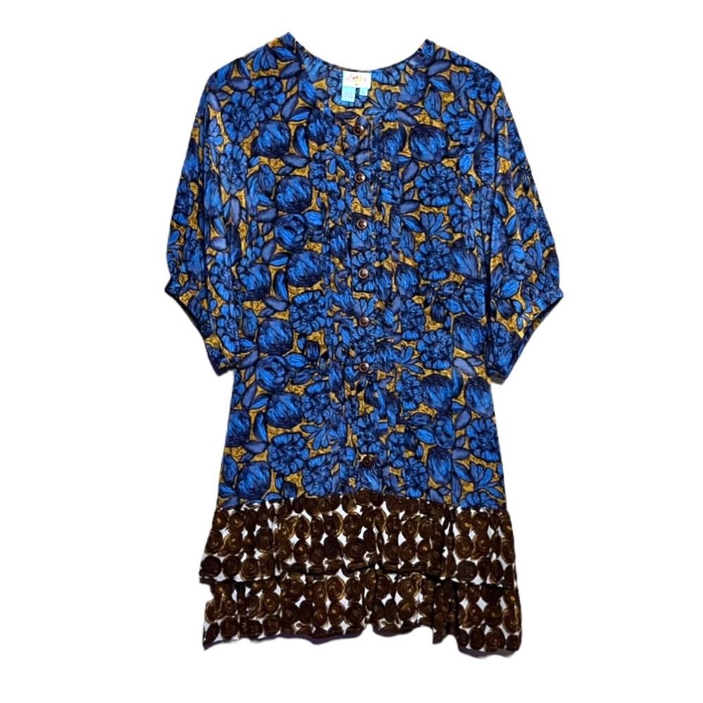 Tracy Reese Silk Artsy Lagenlook Dress